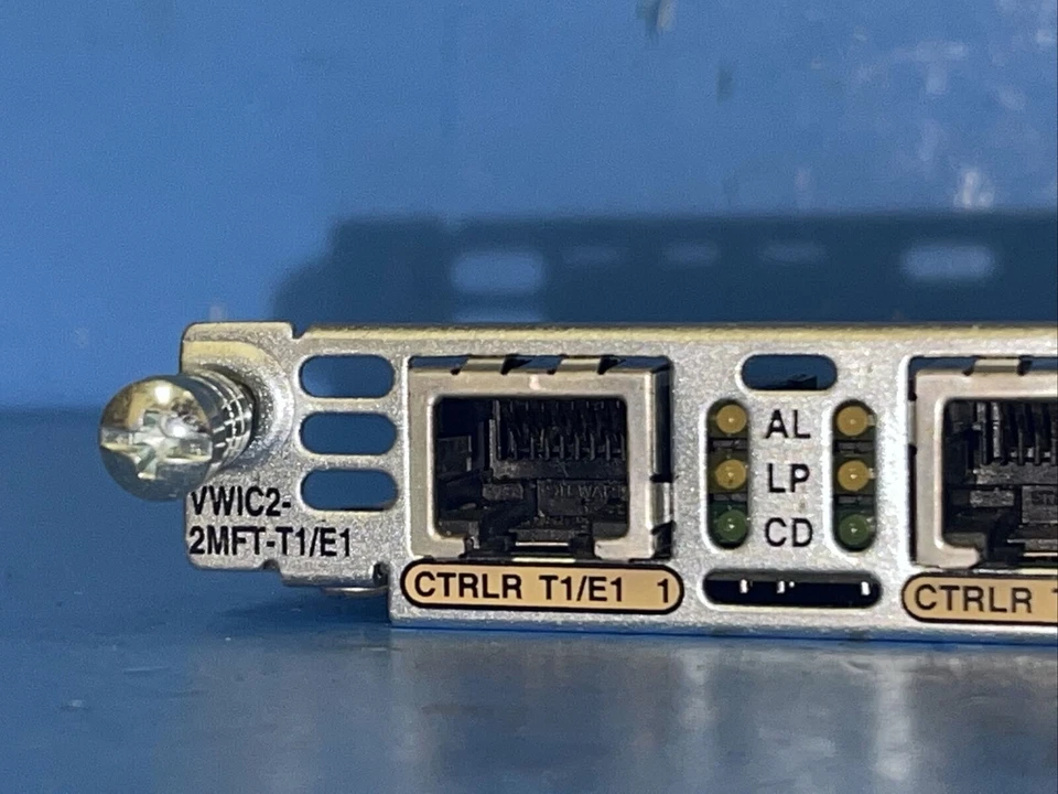 VWIC2-2MFT-T1-E1 CISCO DUAL PORT T1/E1 2ND GEN MULTIFLEX TRUNK VOICE WAM INTERFA - Image 2 of 4