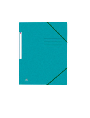 OXFORD TOP FILE + ECKSPANNERMAPPE A4 Pappe türkis 400116326 10er Pack