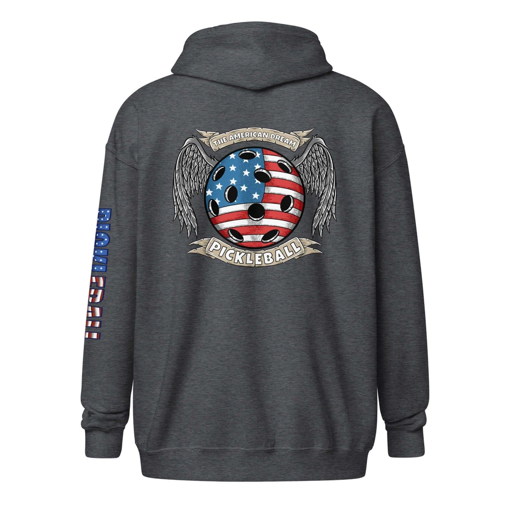 Pickleball Ultimate American Dream Series Unisex Heavy Blend Zip Hoodie