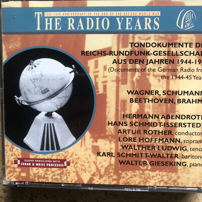 RADIO REICHSRUNDFUNK - RRG AUFNAHMEN  9 CD 1930er-40er Jahre Tondokumente