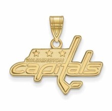 SS Gold-plated NHL Washington Capitals Medium...