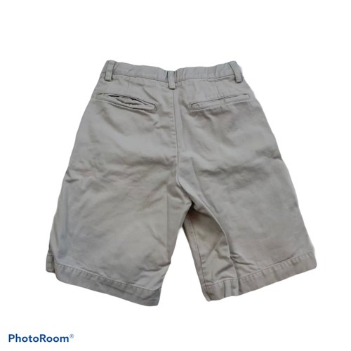 Gap Kids Boys Shorts Khaki 100% Cotton Flat Front Easy Fit Sz 12 - Picture 2 of 6