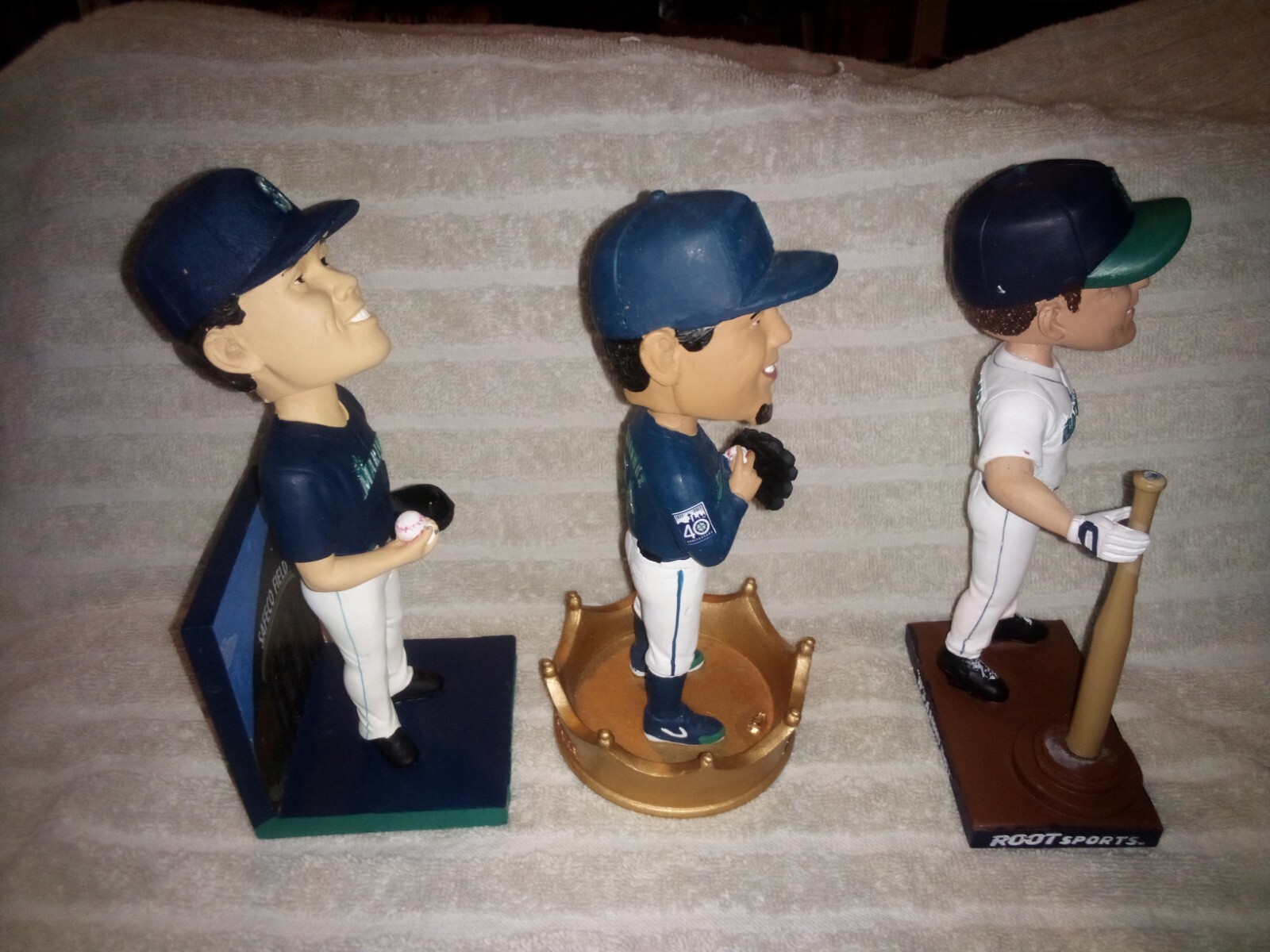 Lot Of (3) RARE Seattle Mariners Bobbleheads (2) Felix Hernandez Edgar