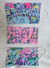 NEW Face Masks Cloth Lilly Pulitzer pack of 3