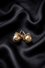 14K Yellow Gold Hollow Ball Earrings 5mm 14k/5mm/0.33g