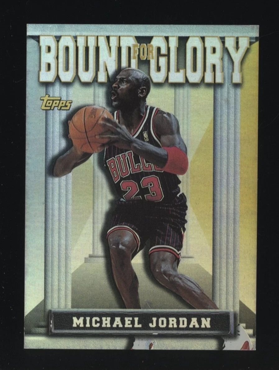 1997 Topps Bound for Glory #BG10 Michael Jordan Chicago Bulls HOF