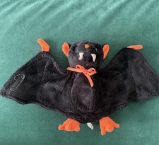 Ty Beanie Bat-e Plush Black Bat 5" Tall 2004 Halloween