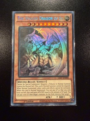 The Winged Dragon of Ra (Ghost Rare) LED7-EN000 Legendary Duelists: Rage of...