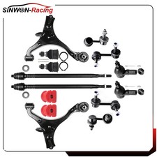 For Honda Civic 2001-2005 Front Lower Control Arms Tie Rods Sway Bars Suspension