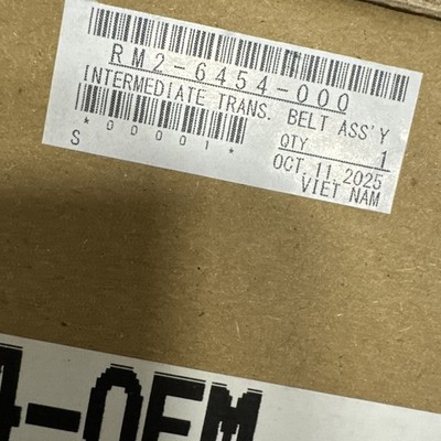 Genuine HP MFP M452 M455 Intermediate Transfer Belt ITB Assembly RM2-6454-000CN
