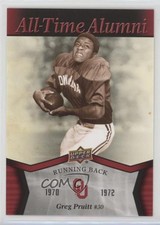 2011 Upper Deck University of Oklahoma All-Time Alumni Greg Pruitt #ATA-GP 3n1