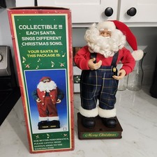 Musical Dancing Santa In Santa Figures (1946-1990) for sale | eBay
