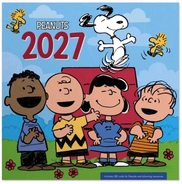 NEW Peanuts 2027 DaySpring Wall Calendar 12"×24"
