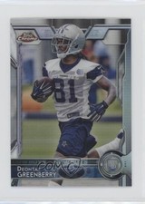 2015 Topps Chrome Mini Rookies Refractor Deontay Greenberry #187 0o0