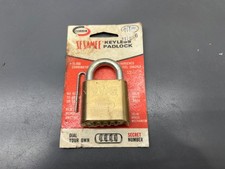(t) NOS CORBIN SESAMEE K-436 KEYLESS PADLOCK - SEALED - MADE IN USA