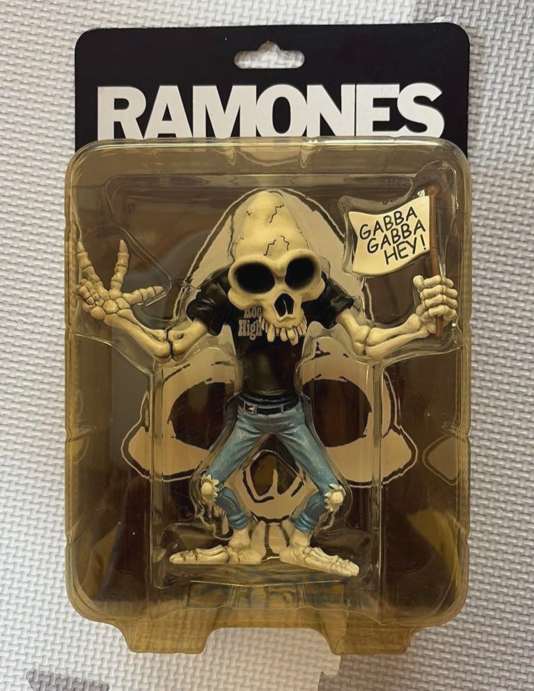 Ramones Pinhead Vinyl Sofubi Figure MOC Punk Magazine Holmstrom