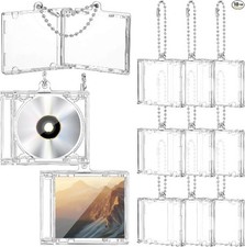 Mini Cd Keychain Album Cases Plastic Cd Cases Clear DVD Cover Bulk DVD Jewel Key