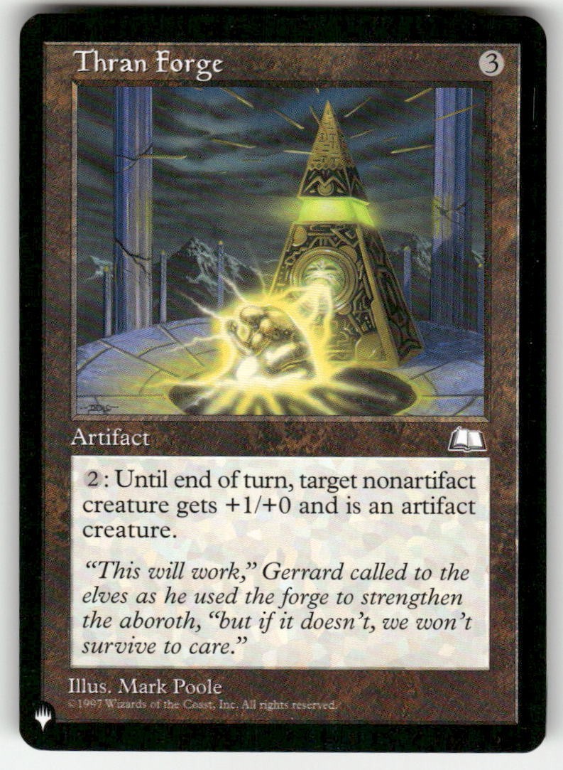 Thran Forge UC Weatherlight NM Magic: The Gathering
