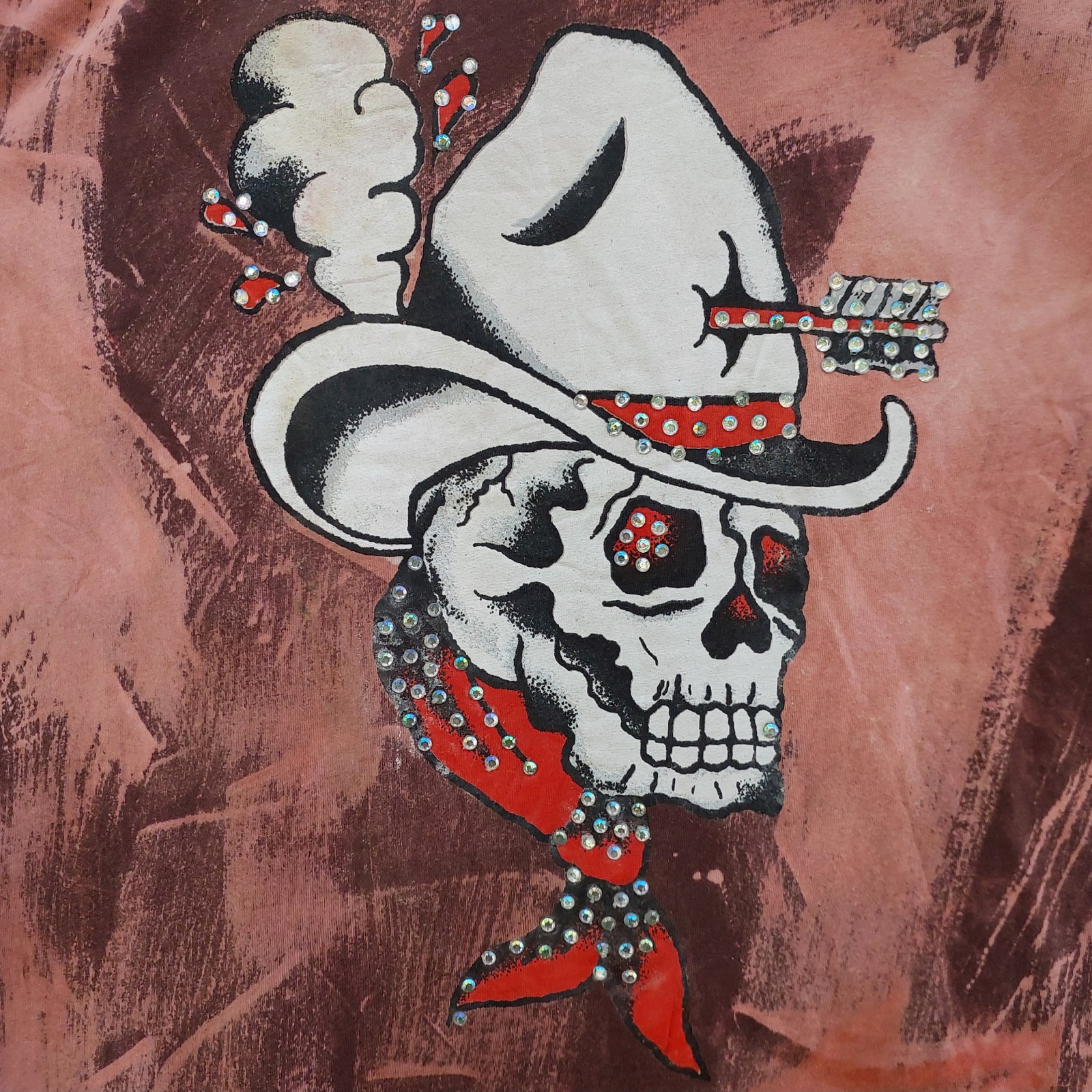 BNWT RARE Vintage Y2K 2000s ED HARDY By Skull Tattoo Jewel Shirt - XL - NEW