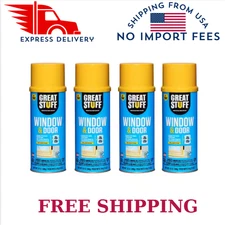 GREAT STUFF 12 oz. Window and Door Insulating Spray Foam Sealant (4 Pack)