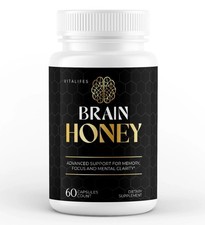 1 Pack Brain Honey Nootropic Natural Brain Supplement Brain Honey 60 Capsules