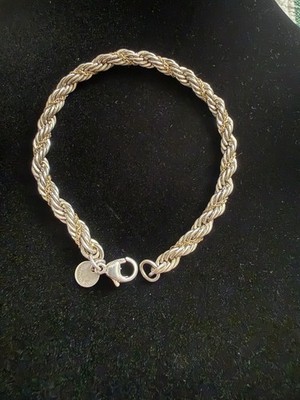 アクセサリー Tiffany 18K combi twist rope bracelet Tiffany & Co. 925 Sterling Silver & 18k Gold Twisted Rope Bracelet