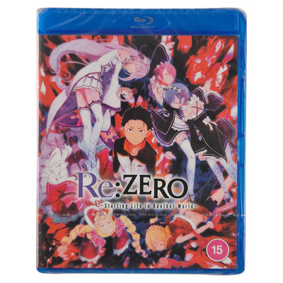 Re:Zero Starting Life in Another World Season 1 Part 1 Blu-ray - Region B - NEW
