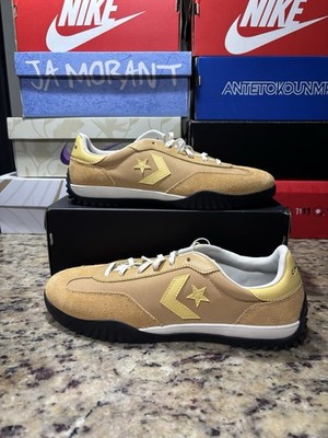 Converse All Star Run Star Trainer Sandy Shore Leather Suede Tan Orange Size 13