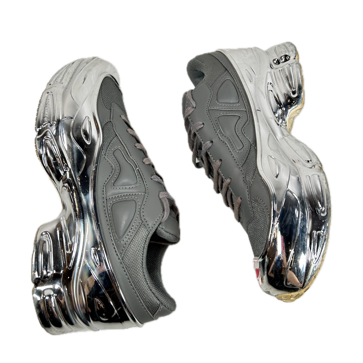 Size 7.5 - Raf Simons x adidas Ozweego Mirrored - Ash for sale