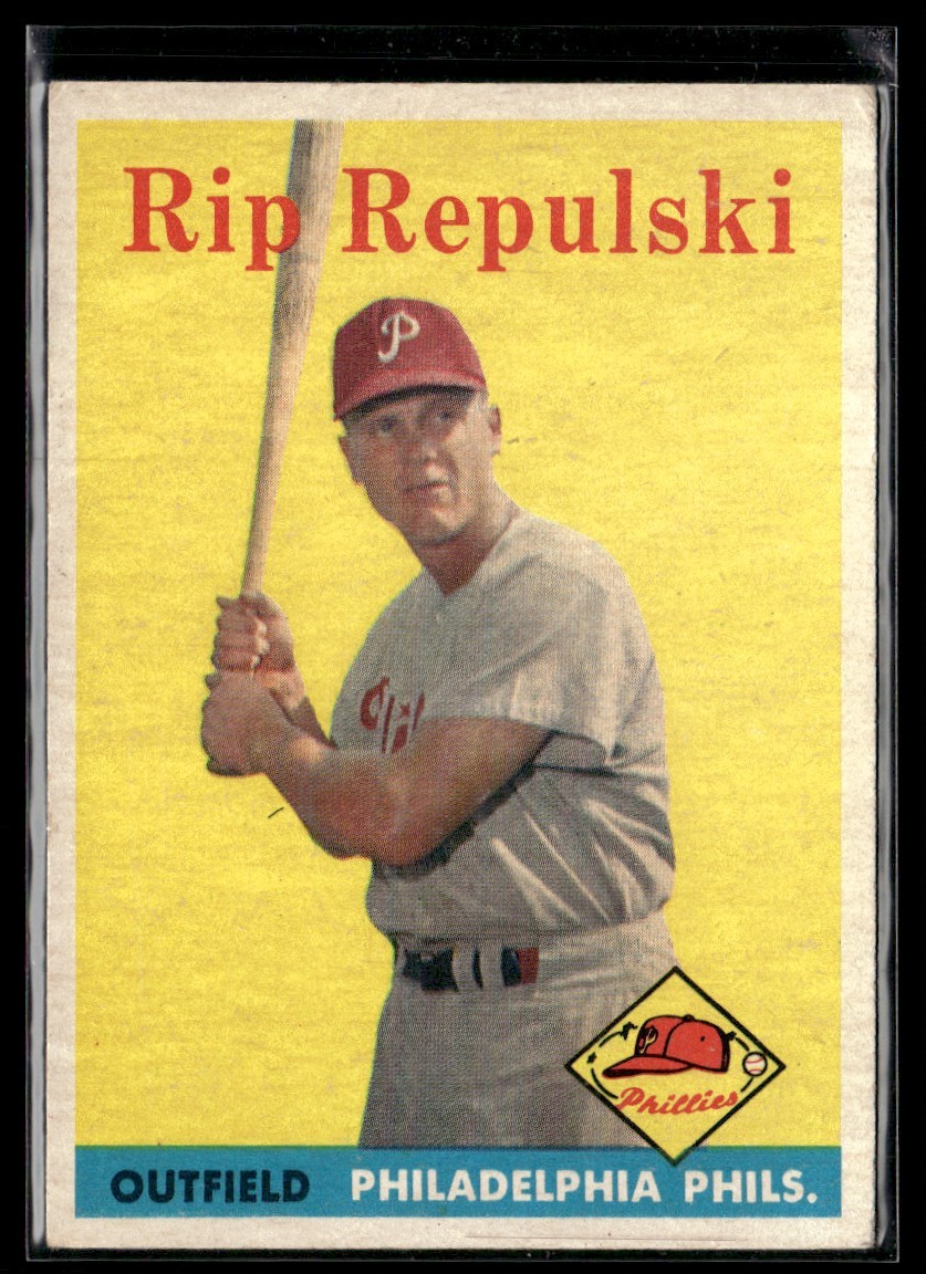 1958 Topps Rip Repulski Philadelphia Phillies #14