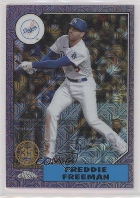 2022 Topps Update Purple 74/75 Freddie Freeman #T87C-44 04cw