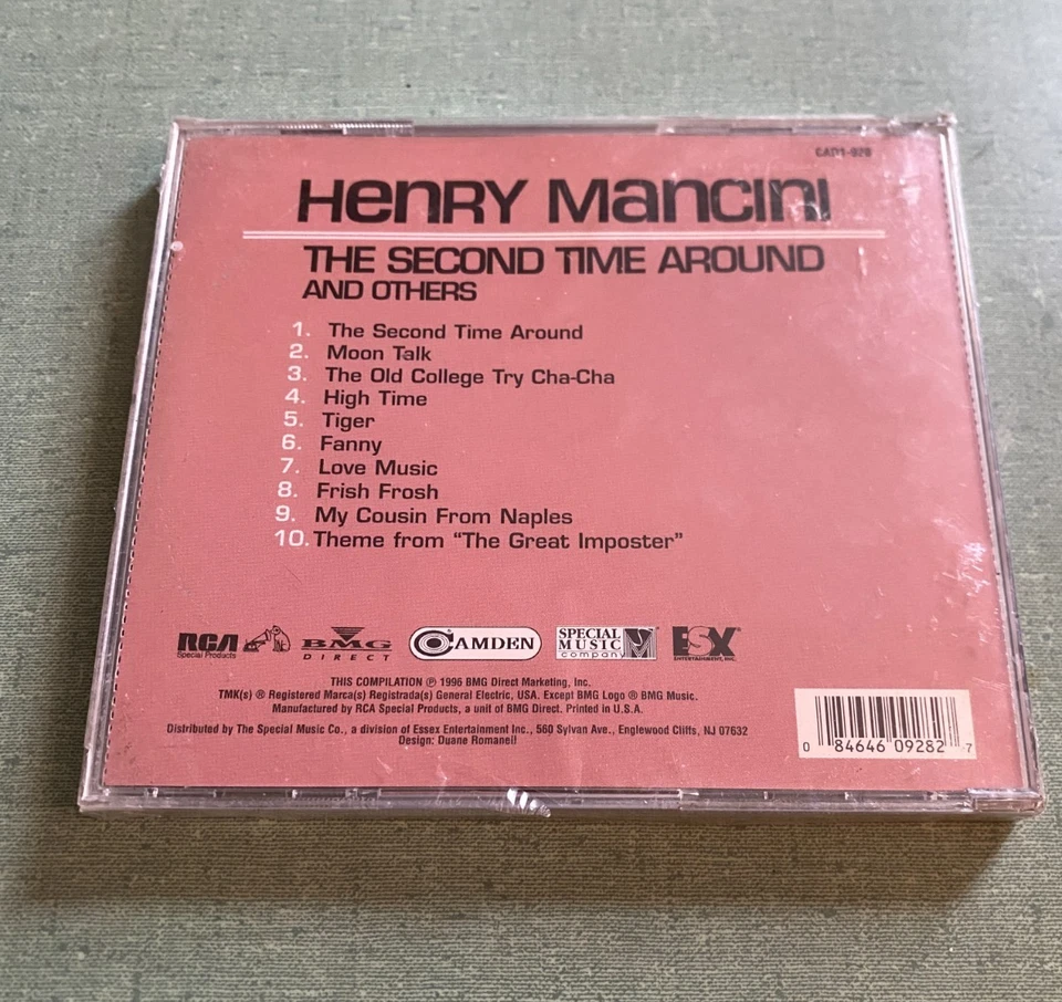 New! Henry Mancini - the Second Time Around CD 1966 RCA Records - Ships Free - Image 2 of 3
