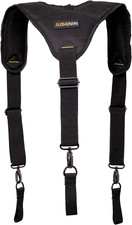 Heavy-Duty Tool Belt Suspenders for Men, 3 Point Padded Suspenders Construction