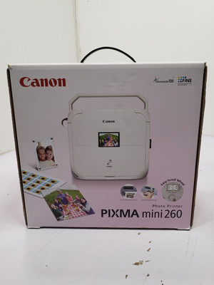 Canon Photo Printer PIXMA Mini 260 Quick Portable Photo Printing Bluetooth