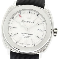 Orologio Uomo Automatico JEANRICHARD Teriscope 60500 Data Quadrante Argento_909618