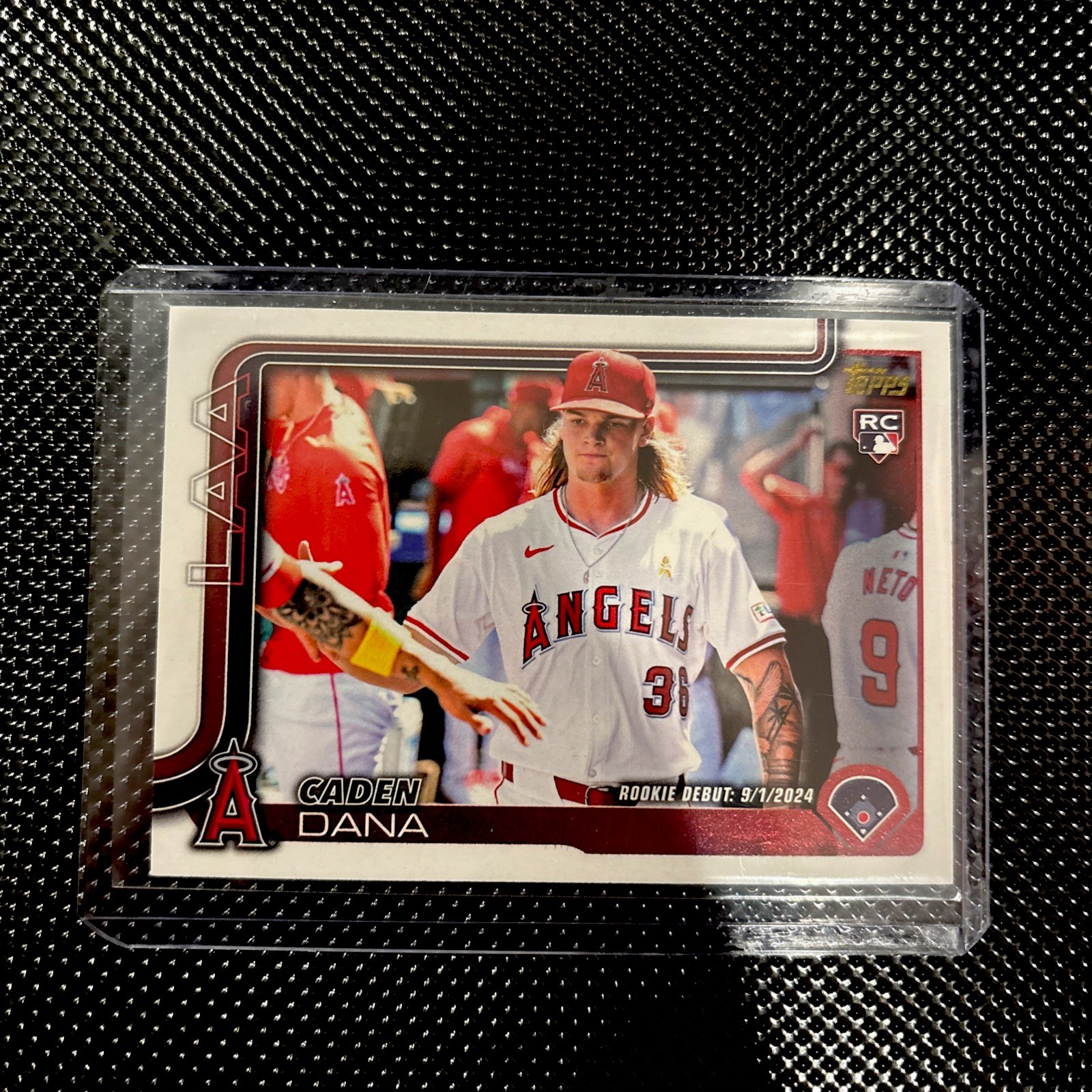 Caden Dana 2025 Topps Update Golden Mirror Image SSP Rookie Debut RC Card US187