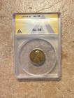 1972 s lincoln penny AU-58, beautiful  brown rare coin!! — photo 1