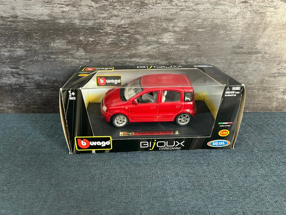 FIAT PANDA 169 Fiat Nuova Panda 2003 scala 1/24 BBURAGO Burago BIJOUX multijet - Immagine 2 di 4