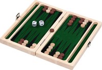 Backgammon 25 X 24 X 4 Cm, Holz, Per StüCk