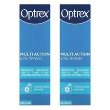 Image of 2x Optrex Multi Action Eye Wash - 100ml