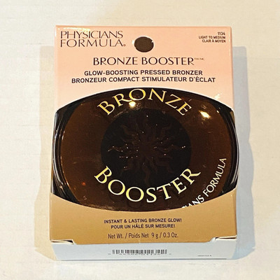 Physicians Formula Bronze Booster Light to Medium Glow Boosting Pressed 1134 New