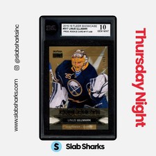 2015 FLEER SHOWCASE #S17 LINUS ULLMARK SKYBOX PREMIUM PROSPECTS RC /499 KSA 10
