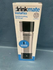 Drinkmate instaFizz Stainless + Green Water Bottle (8g cartridges not included)