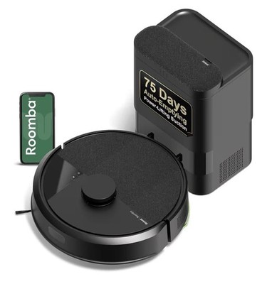 iRobot Roomba Robotic Vacuum Cleaner Black, Intense Suction, Smart Mapping, Aut 