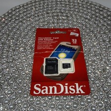 SanDisk 32GB microSDHC Memory Card w/ SD Adapter SDSDQB-032G-AW6IA 619659170026
