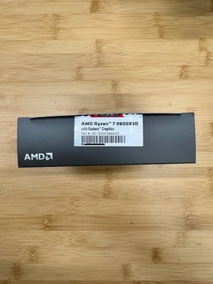 BOX ONLY- No CPU- Box for AMD Ryzen 7 9800X3D AM5 Zen 5 8-Core 5.2