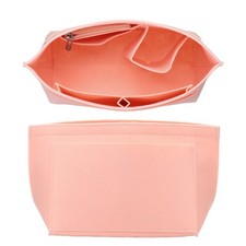 Felt Bag Organizer, Purse Organizer Insert for Tote Bag Handbag S  Pink