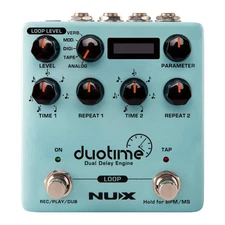 NuX Duotime Stereo Delay Analog Guitar Pedal TONE