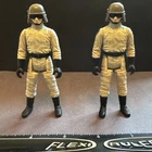 1984 Vintage Star Wars Two (2) AT-ST Driver Action Figures Taiwan