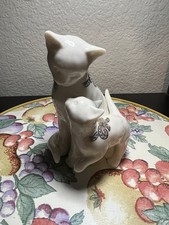 Lenox Jewels Collection Mother Cat and Kitten Motherly Love Made in USA Retired